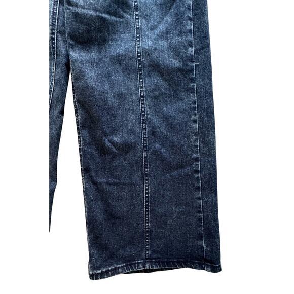 PROJECT INDIGO SEAMED SUPER STRETCH WOMENS WIDE LEG JEANS SZ 5 - Picture 4 of 4